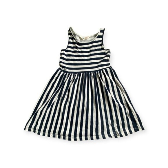 H&M Navy Striped Dress • 4-6 yrs - Picture 1 of 3